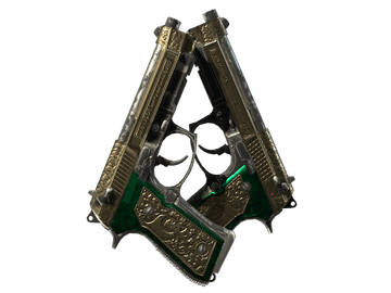 StatTrak™ Dual Berettas | Royal Consorts (Field-Tested)