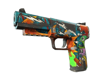 StatTrak™ Five-SeveN | Angry Mob (Battle-Scarred)