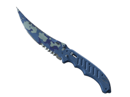 ★ StatTrak™ Flip Knife | Bright Water (Well-Worn)