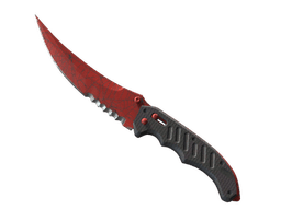 ★ StatTrak™ Flip Knife | Crimson Web (Minimal Wear)