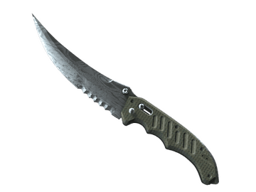★ StatTrak™ Flip Knife | Damascus Steel (Minimal Wear)