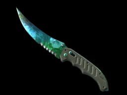 ★ StatTrak™ Flip Knife | Gamma Doppler (Minimal Wear)