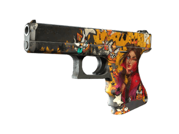 StatTrak™ Glock-18 | Bullet Queen (Battle-Scarred)