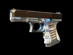 StatTrak™ Glock-18 | Clear Polymer (Well-Worn)