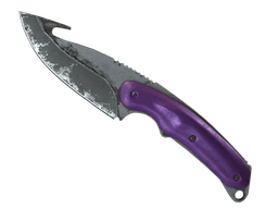 ★ StatTrak™ Gut Knife | Ultraviolet (Battle-Scarred)