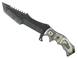 ★ StatTrak™ Huntsman Knife | Black Laminate (Field-Tested)