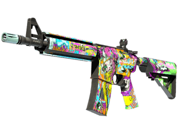 StatTrak™ M4A4 | In Living Color (Minimal Wear)