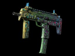 StatTrak™ MP7 | Neon Ply (Well-Worn)