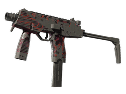 StatTrak™ MP9 | Ruby Poison Dart (Battle-Scarred)