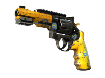 StatTrak™ R8 Revolver | Banana Cannon (Well-Worn)