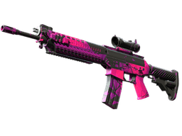 StatTrak™ SG 553 | Pulse (Minimal Wear)