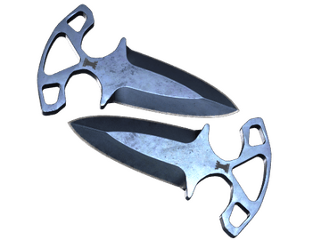 ★ StatTrak™ Shadow Daggers | Blue Steel (Battle-Scarred)
