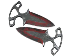 ★ StatTrak™ Shadow Daggers | Crimson Web (Battle-Scarred)