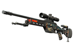 StatTrak™ SSG 08 | Dragonfire (Battle-Scarred)