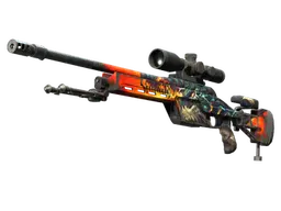 StatTrak™ SSG 08 | Dragonfire (Field-Tested)