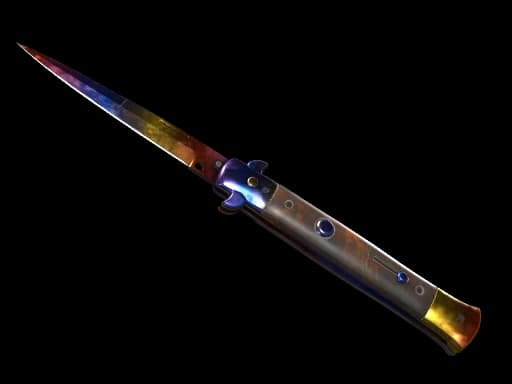 ★ StatTrak™ Stiletto Knife | Marble Fade (Minimal Wear)