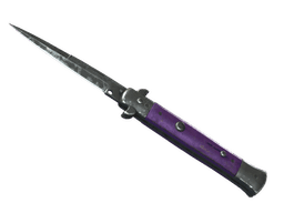 ★ StatTrak™ Stiletto Knife | Ultraviolet (Battle-Scarred)