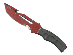 ★ StatTrak™ Survival Knife | Crimson Web (Battle-Scarred)