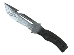 ★ StatTrak™ Survival Knife | Damascus Steel (Well-Worn)