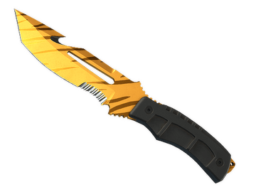 ★ StatTrak™ Survival Knife | Tiger Tooth (Minimal Wear)