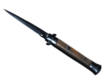 ★ Stiletto Knife | Blue Steel (Well-Worn)