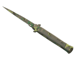 ★ Stiletto Knife | Boreal Forest (Well-Worn)