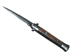 ★ Stiletto Knife | Damascus Steel (Field-Tested)