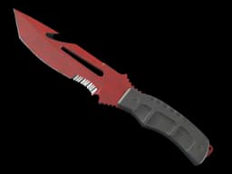 ★ Survival Knife | Crimson Web (Well-Worn)