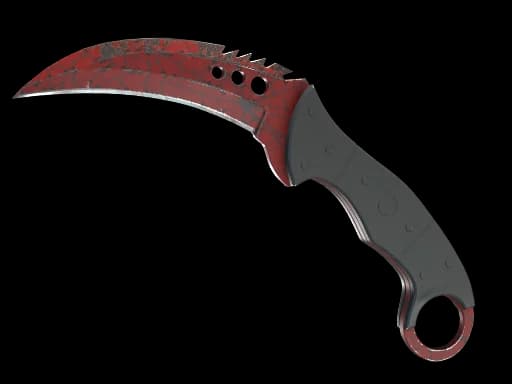 ★ Talon Knife | Crimson Web (Well-Worn)