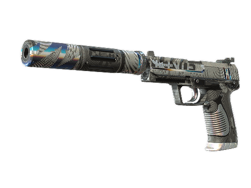 USP-S | Spiral Glitch (Well-Worn)