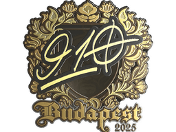 Sticker | 910 (Gold) | Budapest 2025