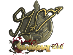 Sticker | 910 (Gold) | Shanghai 2024