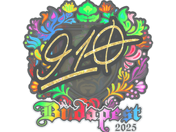 Sticker | 910 (Holo) | Budapest 2025