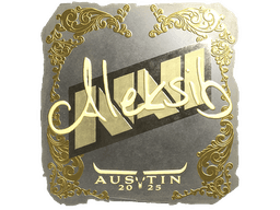 Sticker | Aleksib (Gold) | Austin 2025