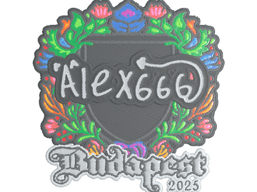 Sticker | alex666 (Embroidered) | Budapest 2025