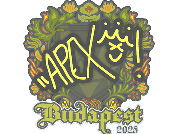 Sticker | apEX | Budapest 2025