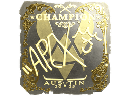 Sticker | apEX (Gold, Champion) | Austin 2025