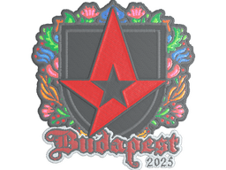 Sticker | Astralis (Embroidered) | Budapest 2025