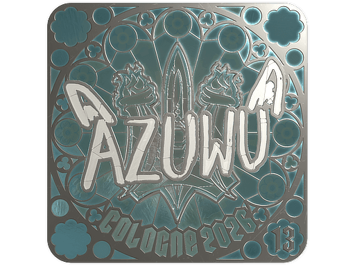 Sticker | AZUWU (Foil, Ranked) | Cologne 2026
