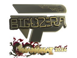 Sticker | biguzera (Gold) | Shanghai 2024