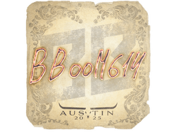 Sticker | Boombl4 | Austin 2025