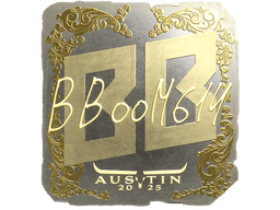 Sticker | Boombl4 (Gold) | Austin 2025
