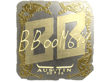 Sticker | Boombl4 (Gold) | Austin 2025