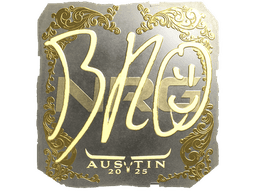 Sticker | br0 (Gold) | Austin 2025