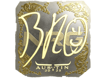 Sticker | br0 (Gold) | Austin 2025