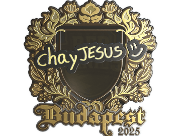 Sticker | chayJESUS (Gold) | Budapest 2025