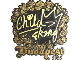 Sticker | ChildKing (Gold) | Budapest 2025