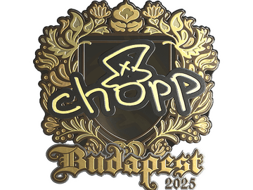 Sticker | chopper (Gold) | Budapest 2025