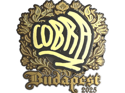 Sticker | cobra (Gold) | Budapest 2025