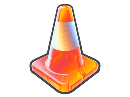 Sticker | Cone Zone (Holo)